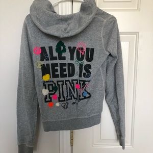 PINK Victoria’s Secret women’s grey jacket